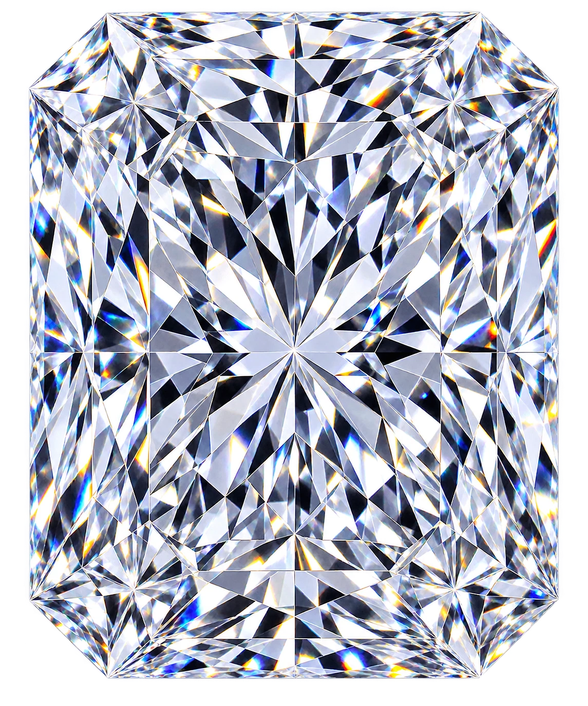 Radiant cut diamond