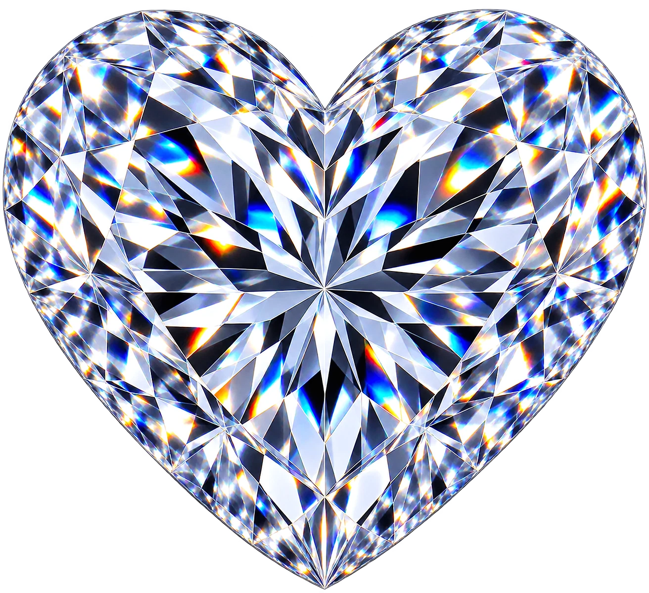 Heart shaped diamond